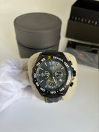 Tag Heuer Senna Premium AAA+ – Couro | Vidro Safira | 44mm