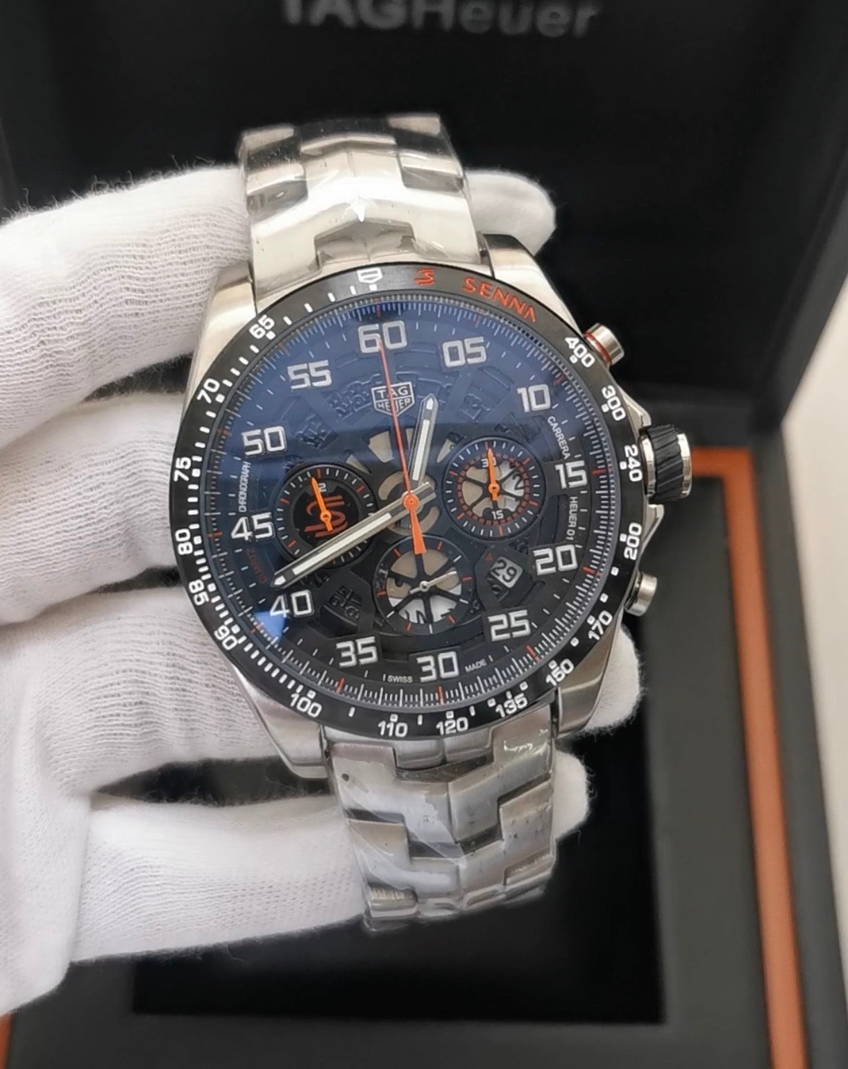 Relógio TAG Heuer Carrera Senna | 44M | Edição Especial | Linha Premium A+++