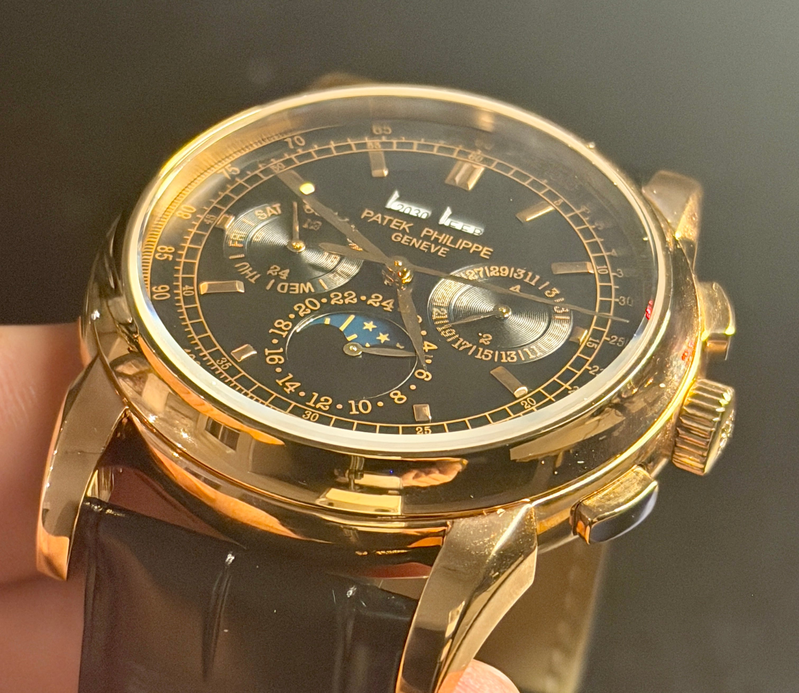 Relógio Patek Philippe Grand Complications Premium AAA+ Automático Safira