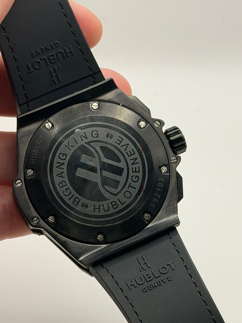 Hublot Geneve Skeleton Black Gold Premium AAA+ Cronógrafo Masculino