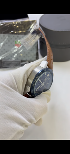 Relogio Tag Heuer Carrera - Couro 43mm - Safira - Quartzo