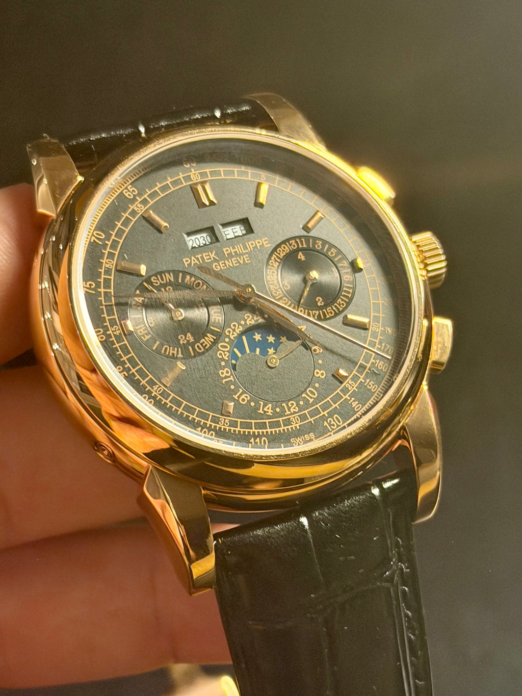 Relógio Patek Philippe Grand Complications Premium AAA+ Automático Safira
