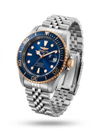 Relógio Invicta Automático Pro Diver Azul Bicolor Aço Inox Original - 42mm