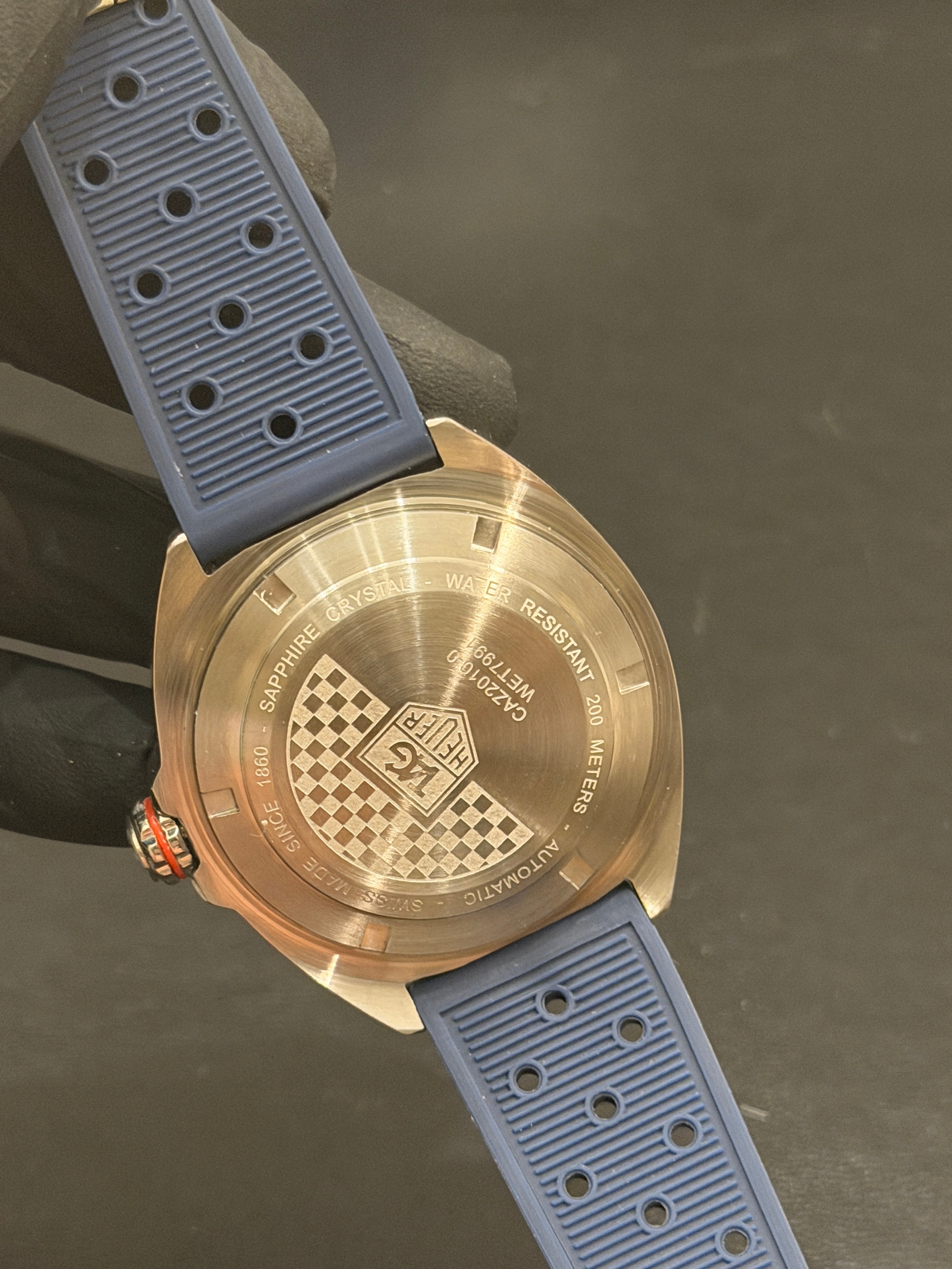 Tag Heuer Formula 1 Azul Borracha 43mm - Automático - Vidro Safira