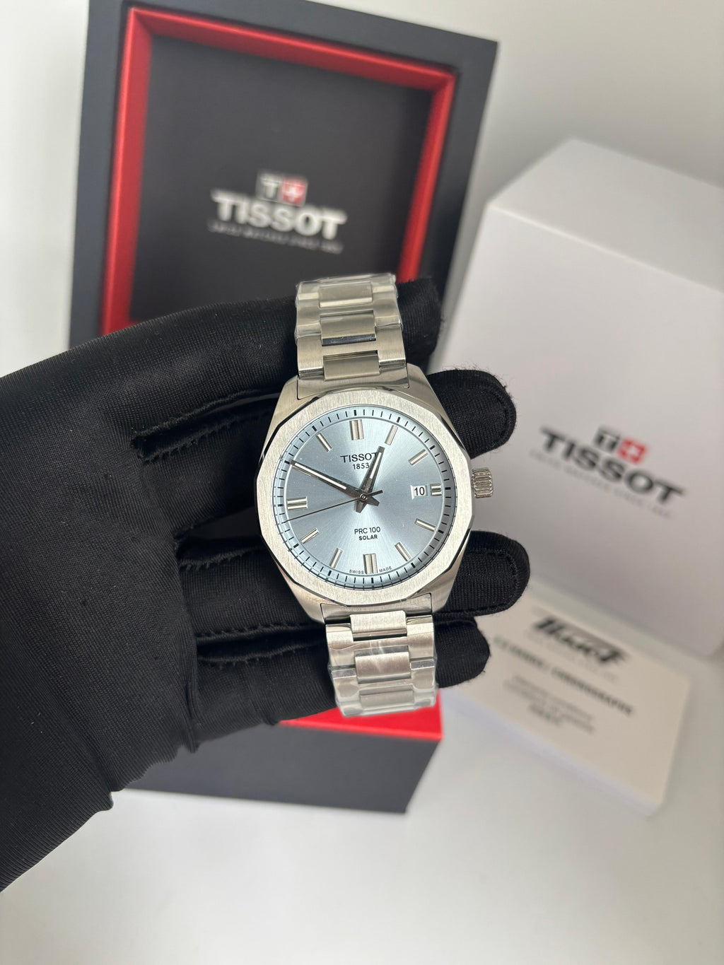 Tissot PRC 100 Solar - Automático - Safira - 39mm - Diversas cores