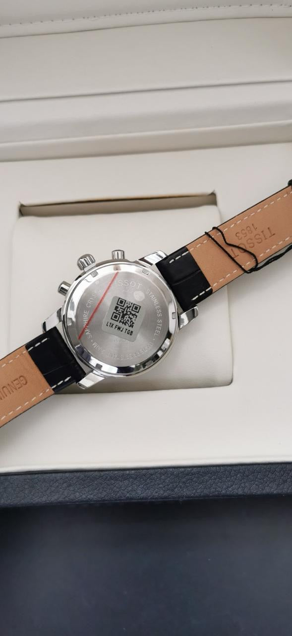 Tissot Masculino PRC200 - Couro Marrom 41mm - Quartzo - Top Premium AAA+