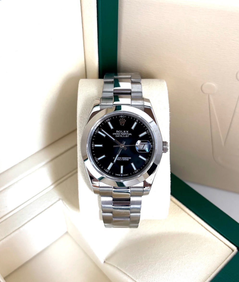 ⌚ Rolex Datejust Premium AAA+ Automático Safira – Top de Linha