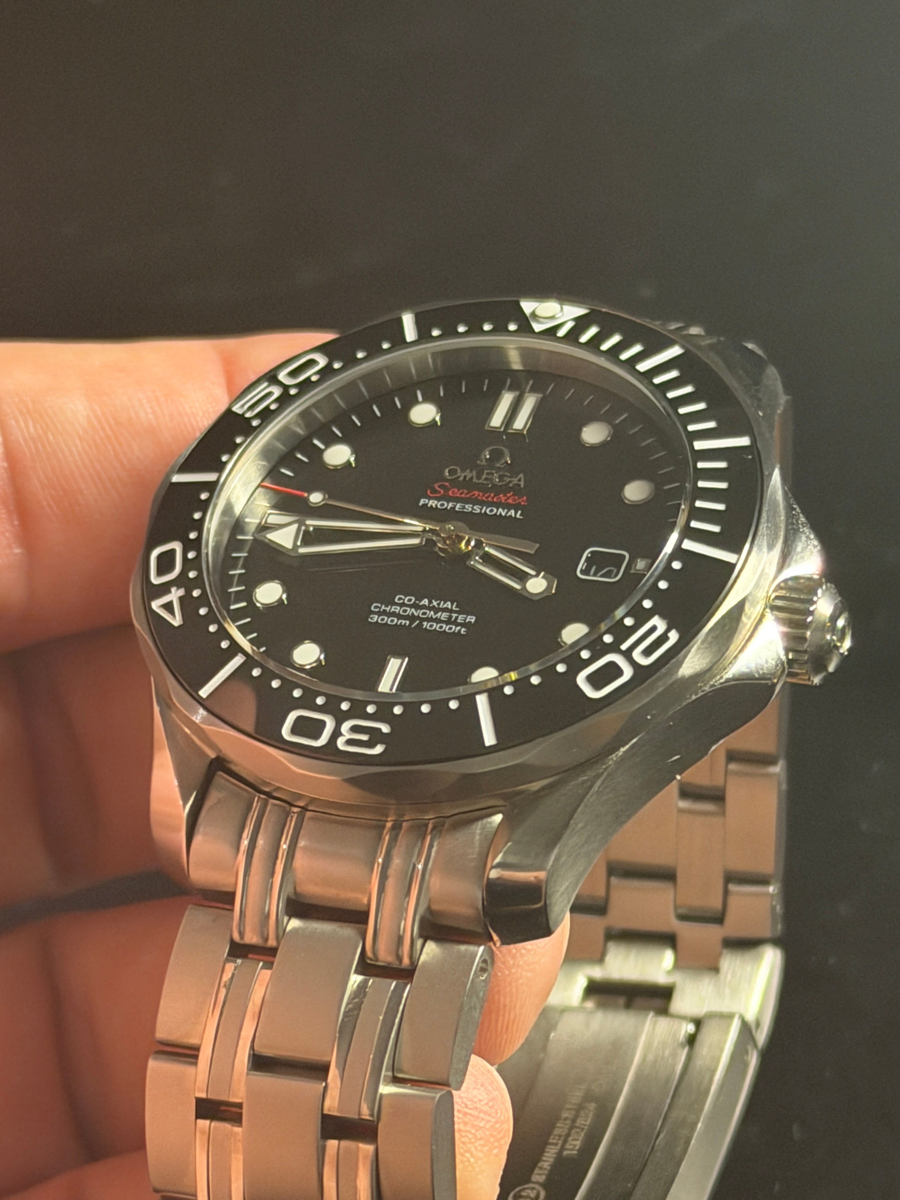 Relogio Omega Seamaster Automático Premium AAA+ – Vidro Safira | Top de Linha