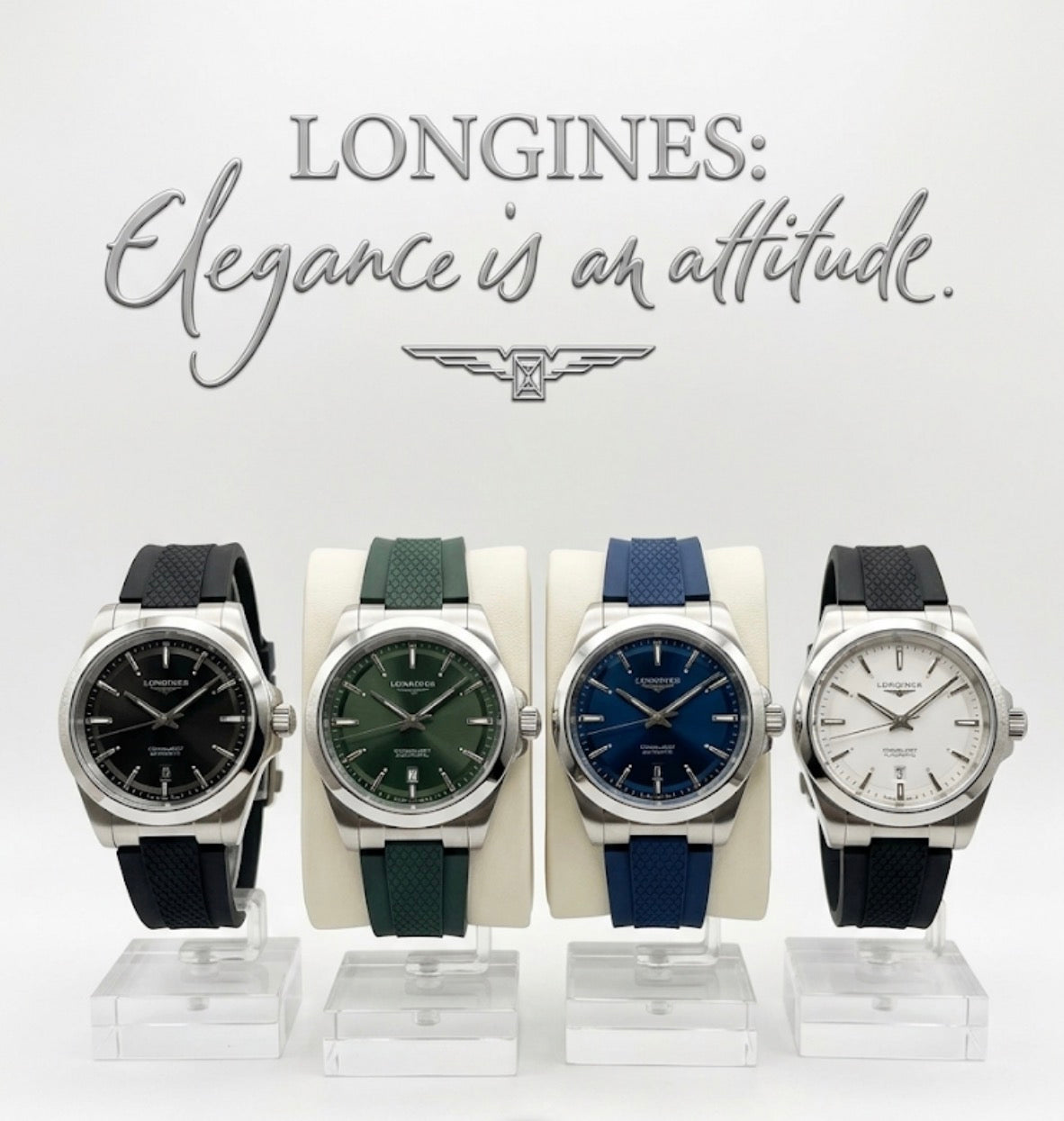 Relógio Longines Conquest Premium AAA+ – Elegância e Sofisticação