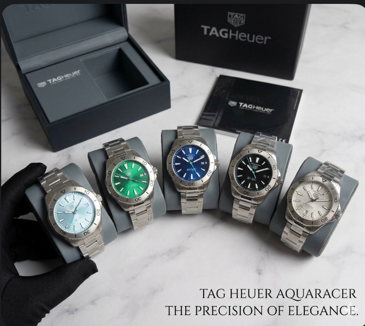 TAG Heuer Aquaracer – 41mm - Vidro Safira - Automático - Aço 904l - Premium AAA+