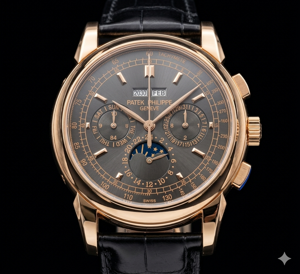 Relógio Patek Philippe Grand Complications Premium AAA+ Automático Safira