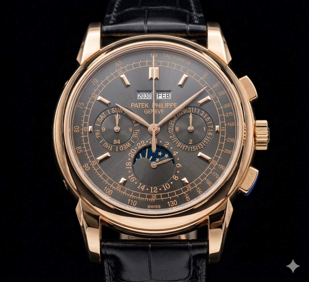 Relógio Patek Philippe Grand Complications Premium AAA+ Automático Safira