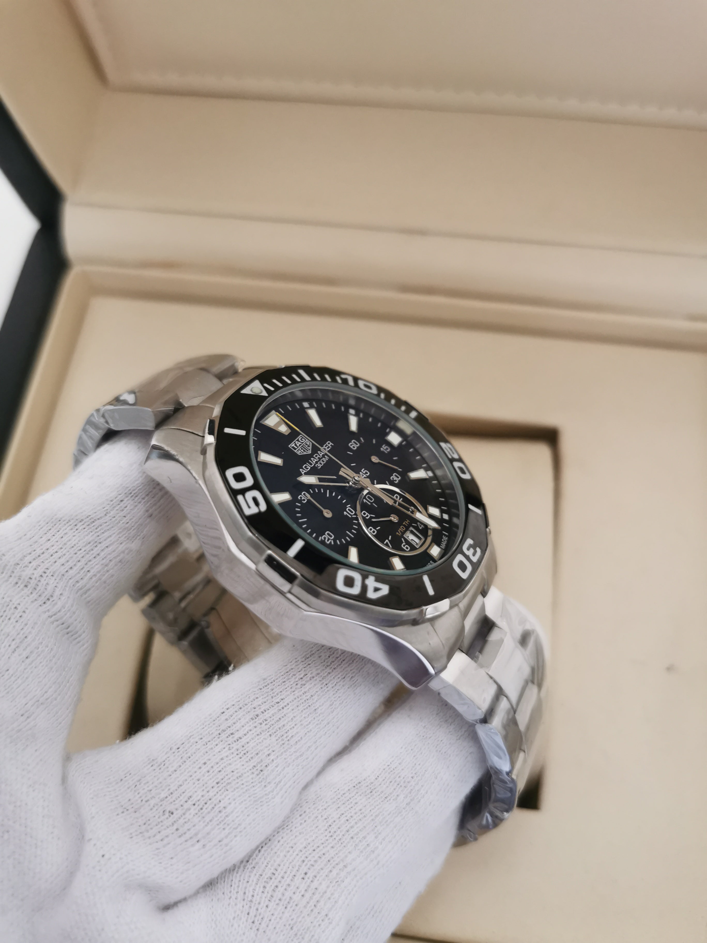 TAG Heuer Senna Formula 1 Calibre 16 - 43mm - Vidro Safira - Aço Inoxidável - Premium  AAA+