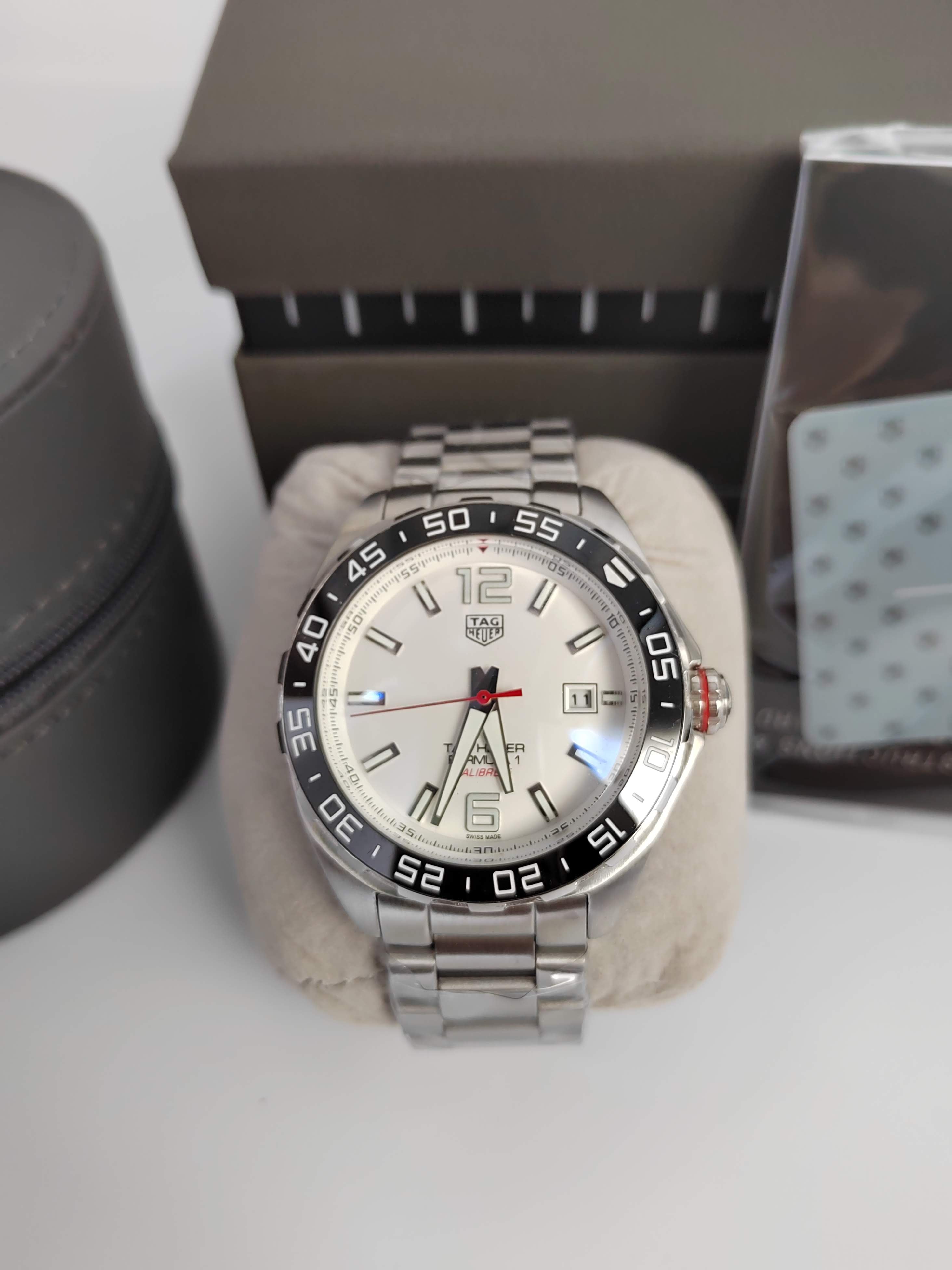 Tag Heuer Formula Prem A+++ - Automático- Vidro Safira - 43mm - Aço 904l