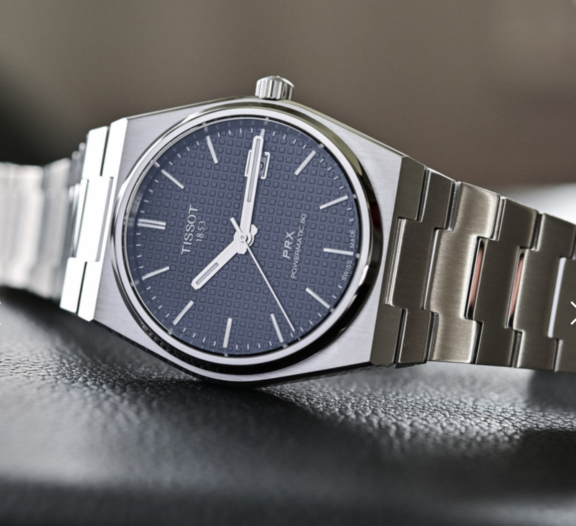 Tissot PRX Automático 40mm Linha Premium AAA+ – Vidro Safira | Aço Inoxidável
