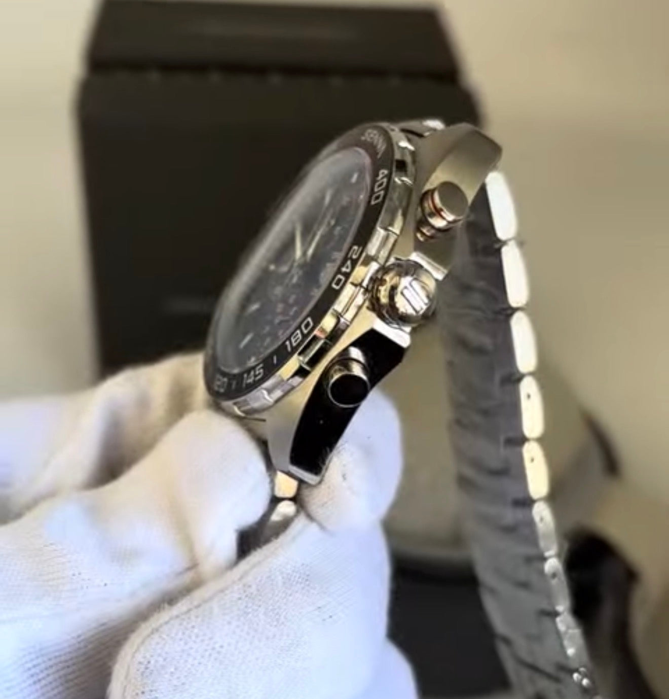 TAG Heuer Formula 1 Senna – Cronógrafo – Quartzo – Aço Inox – Vidro Safira – 43mm | Premium AAA+