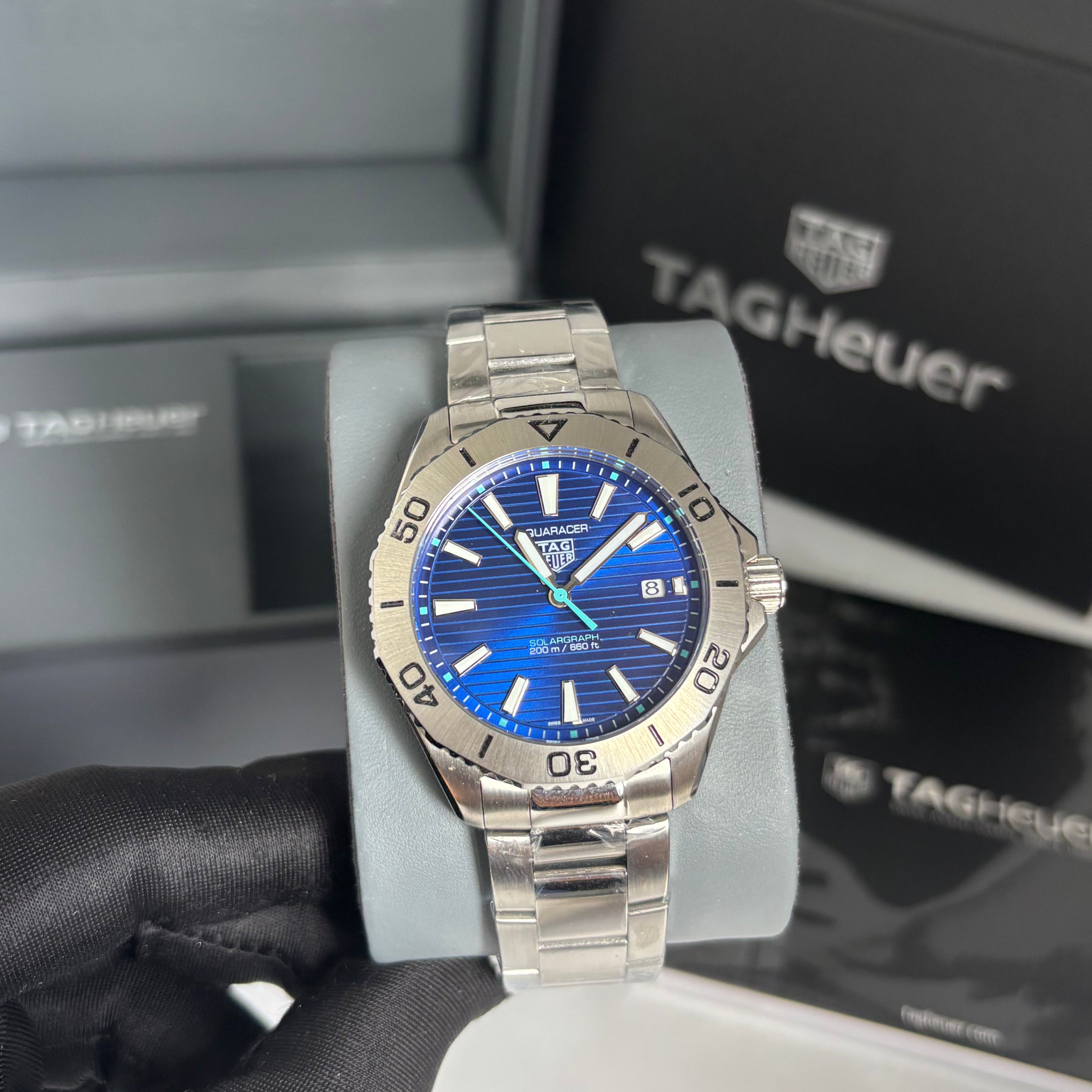 TAG Heuer Aquaracer – 41mm - Vidro Safira - Automático - Aço 904l - Premium AAA+