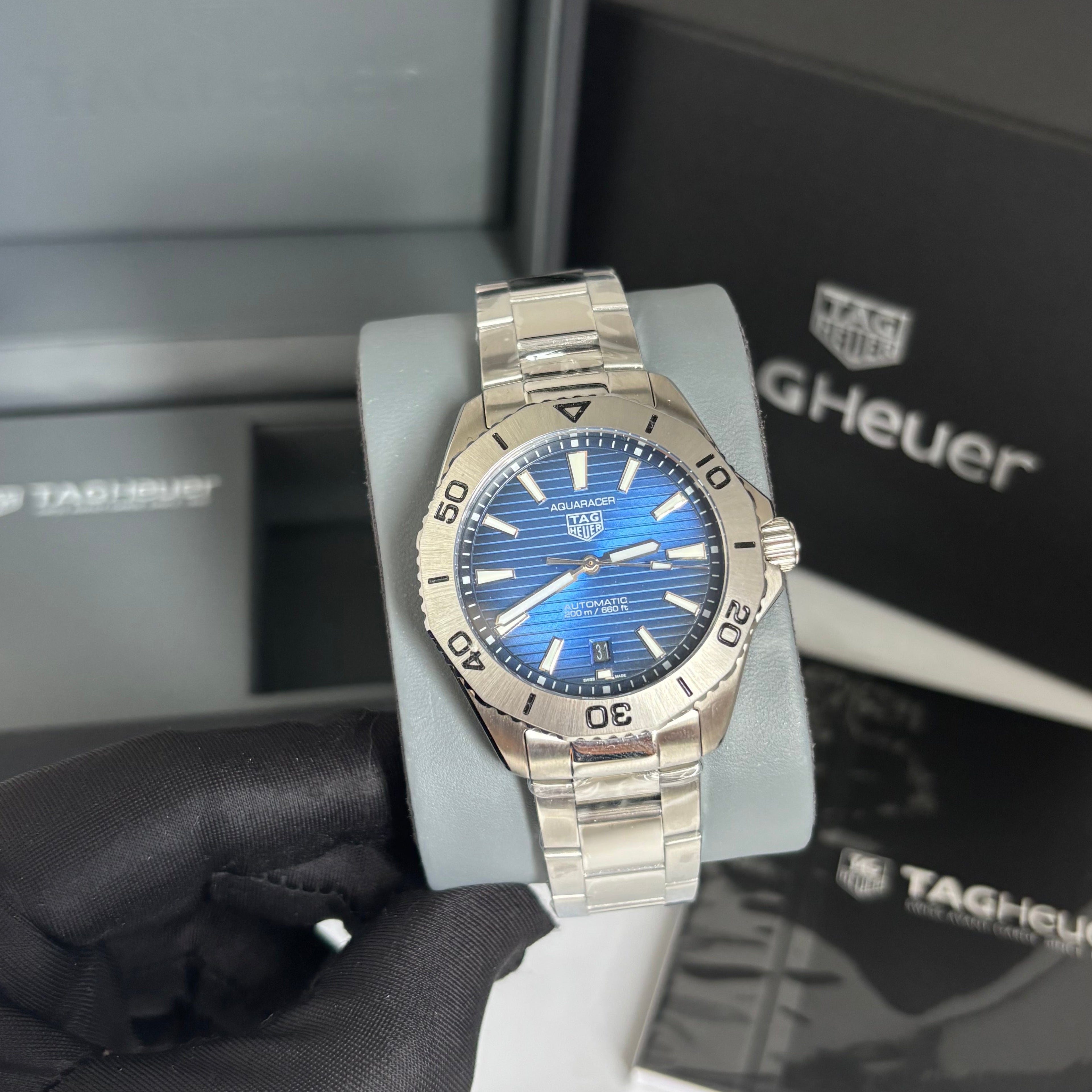 TAG Heuer Aquaracer – 41mm - Vidro Safira - Automático - Aço 904l - Premium AAA+