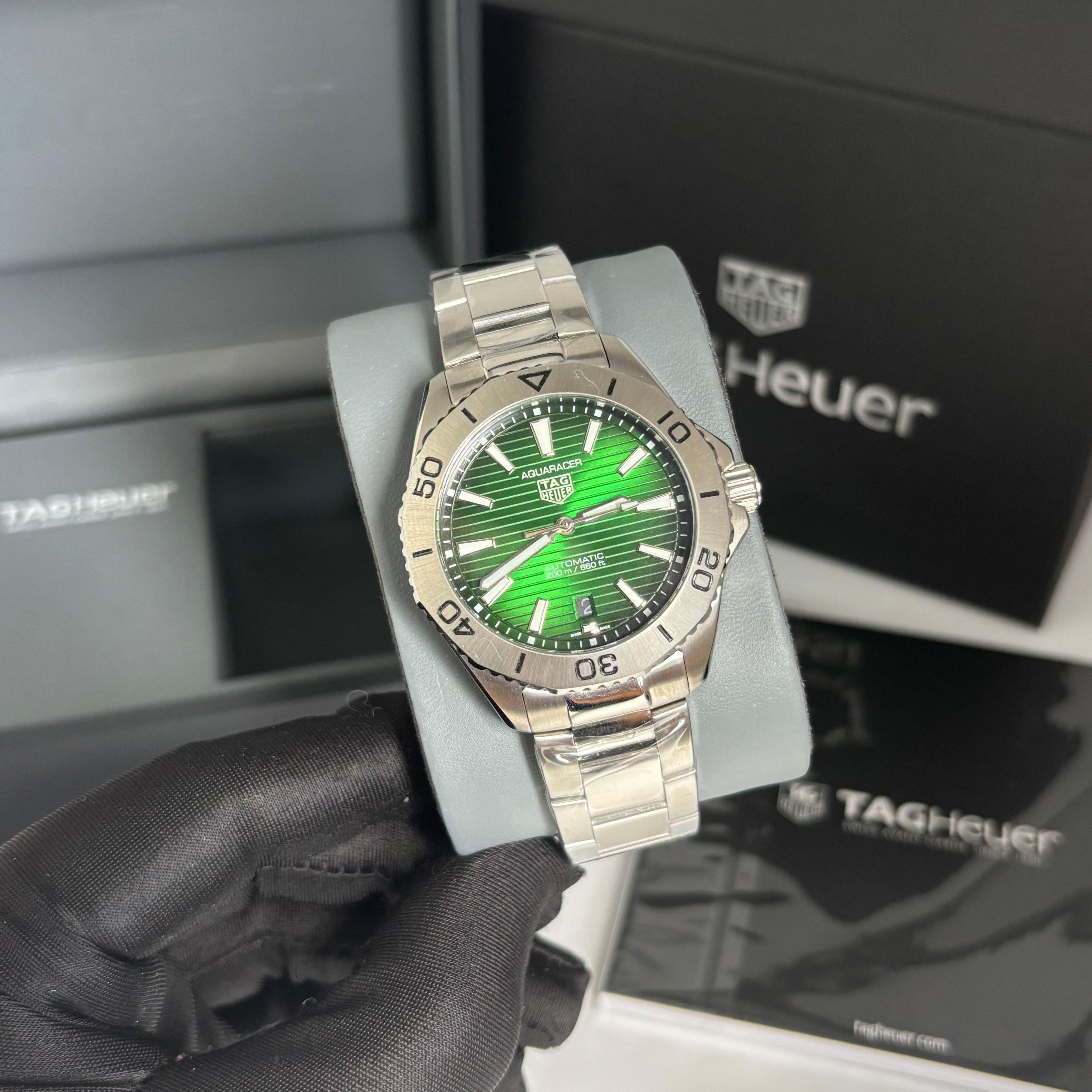 TAG Heuer Aquaracer – 41mm - Vidro Safira - Automático - Aço 904l - Premium AAA+