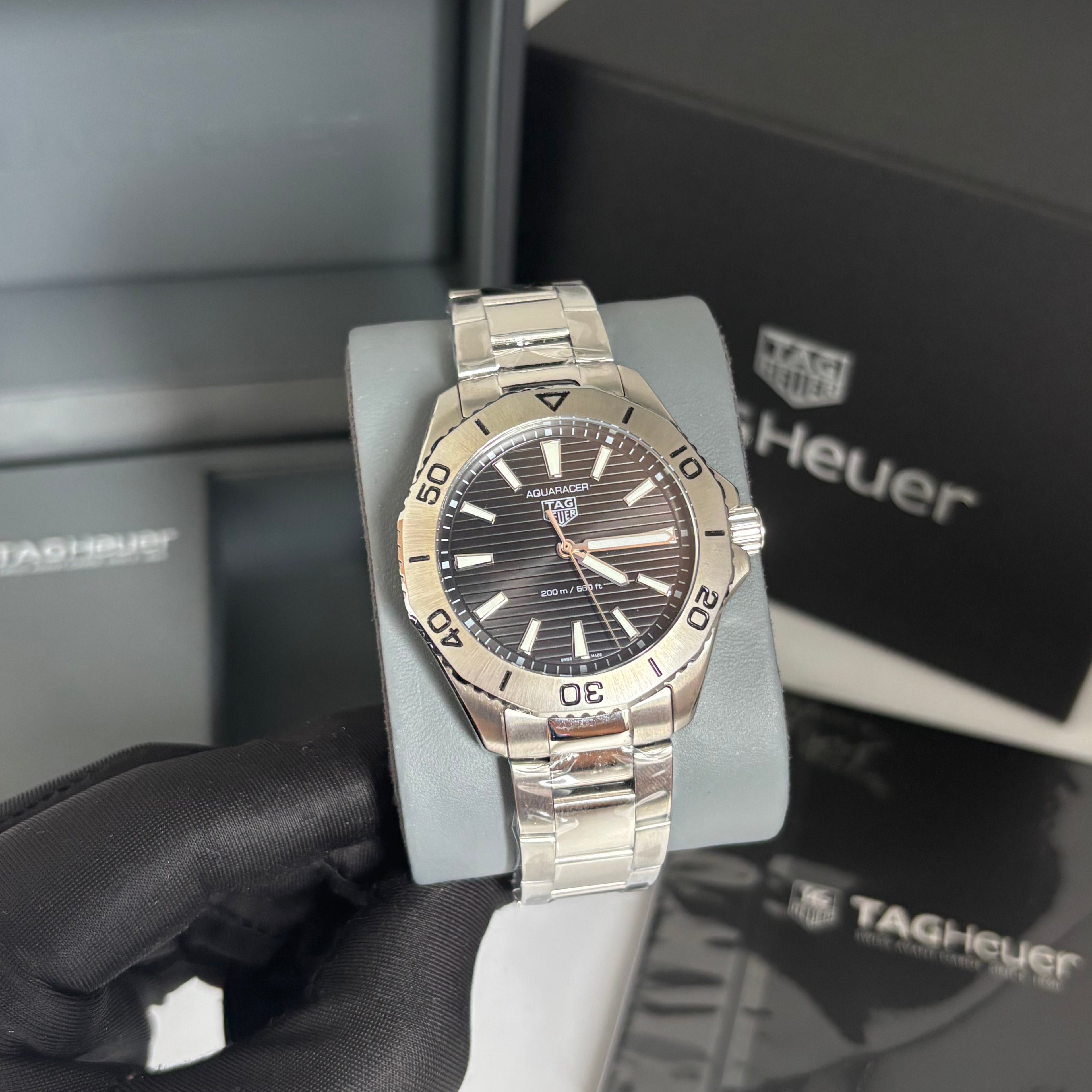 TAG Heuer Aquaracer – 41mm - Vidro Safira - Automático - Aço 904l - Premium AAA+