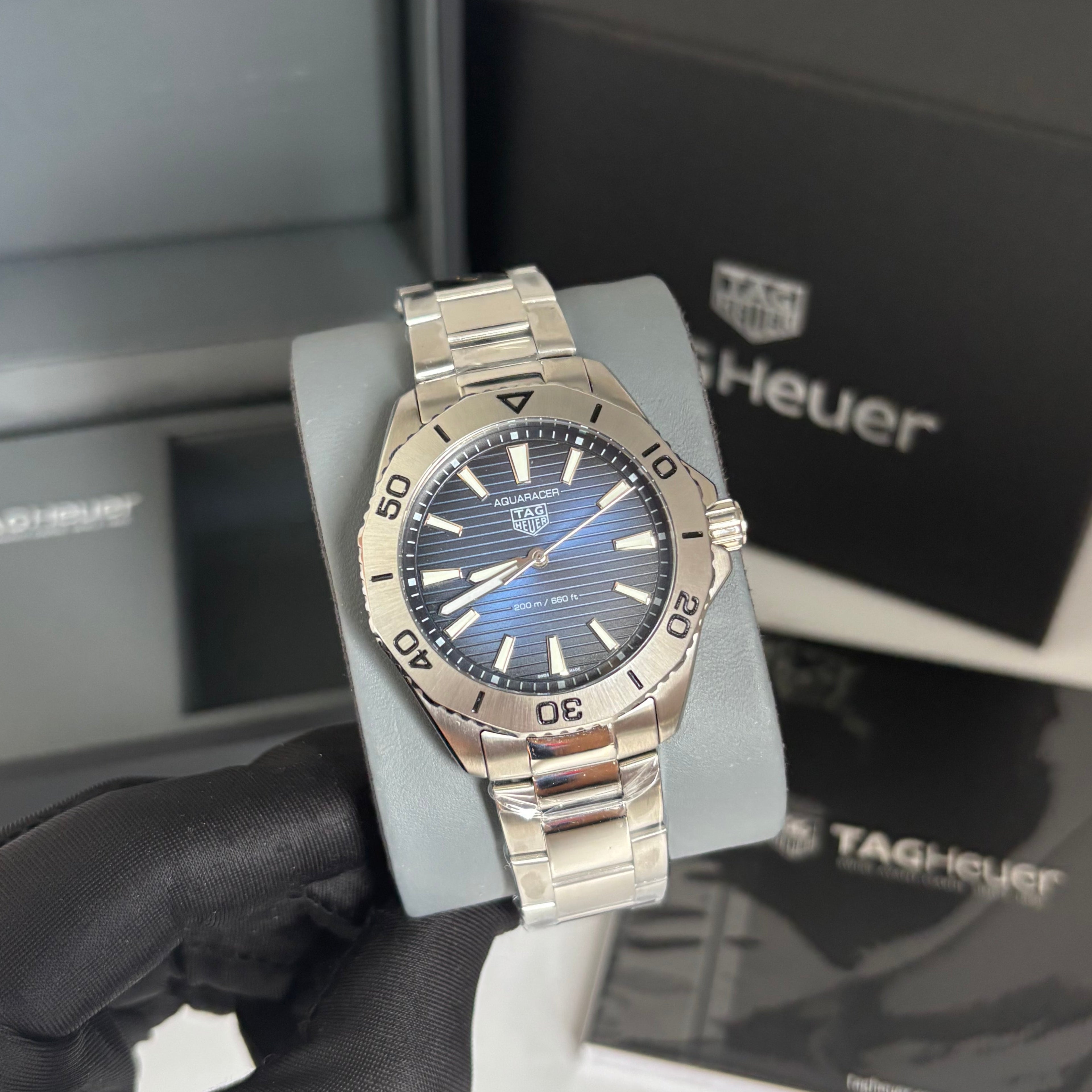 TAG Heuer Aquaracer – 41mm - Vidro Safira - Automático - Aço 904l - Premium AAA+