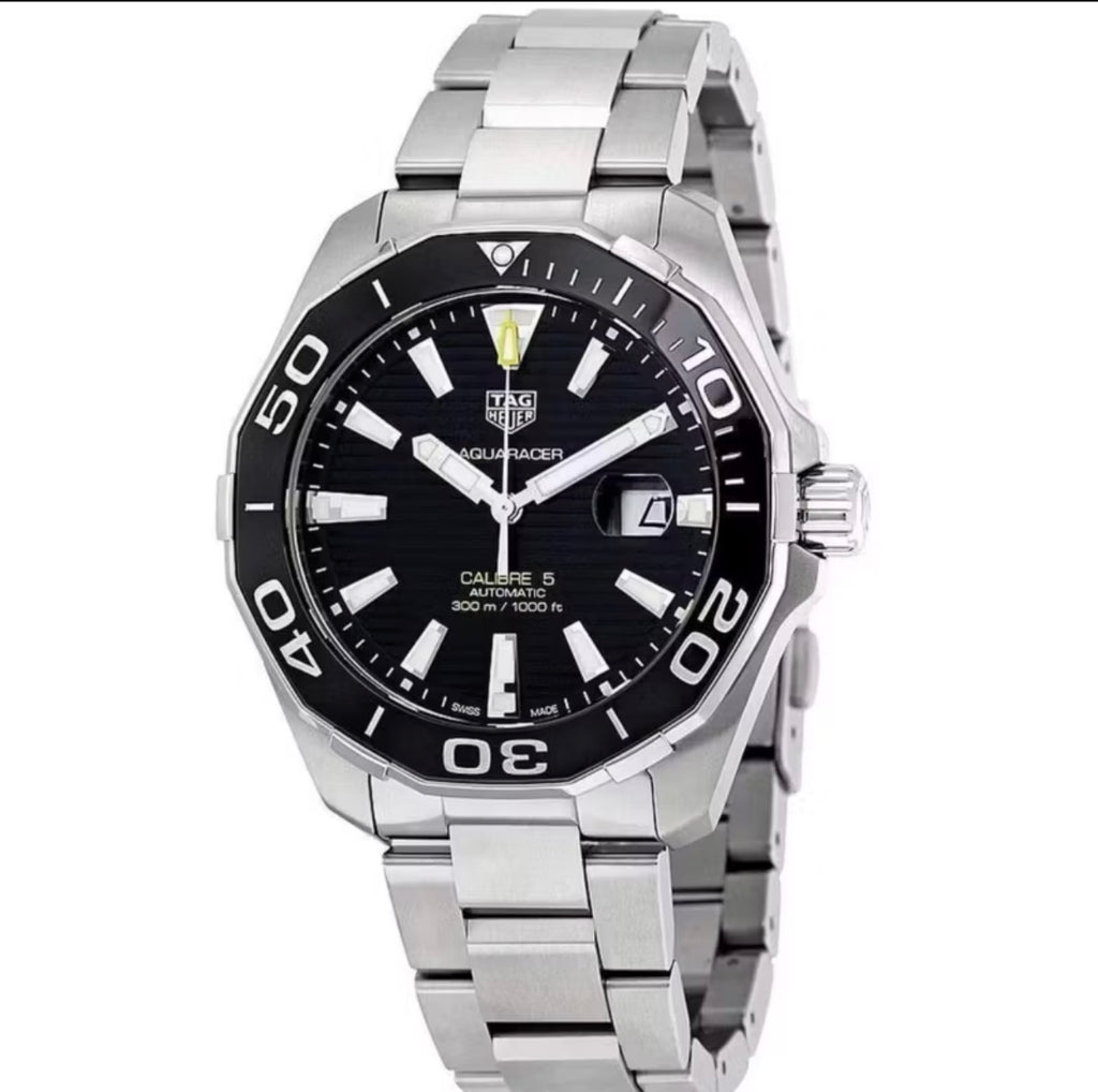 TAG Heuer Aquaracer Preto – Automático – Aço Inox – Vidro Safira – 43mm | Premium AAA+