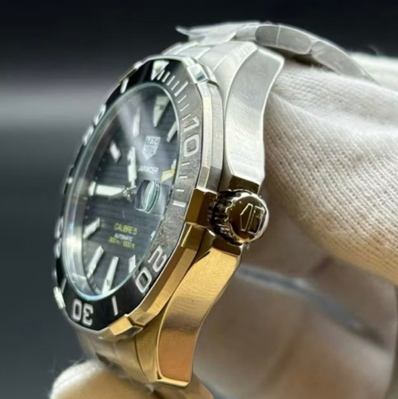 TAG Heuer Aquaracer Preto – Automático – Aço Inox – Vidro Safira – 43mm | Premium AAA+