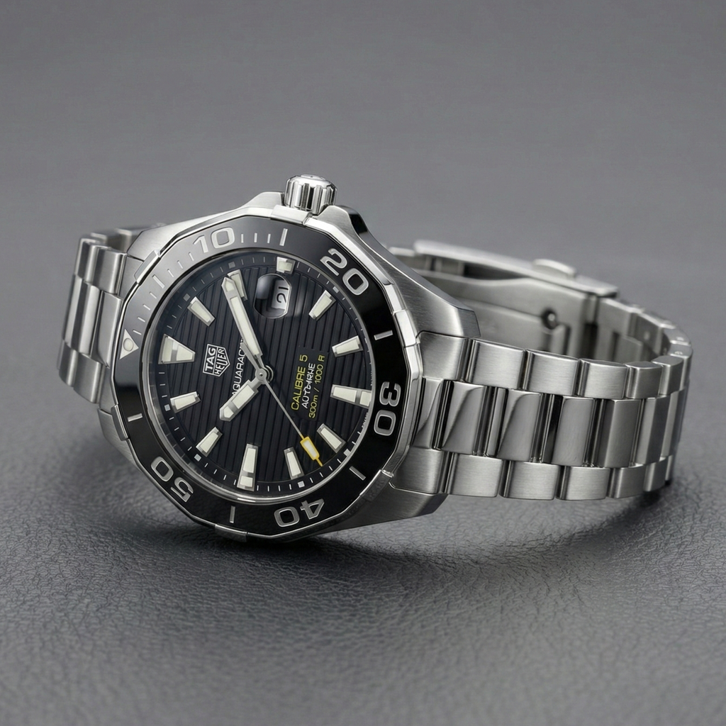 TAG Heuer Aquaracer Preto – Automático – Aço Inox – Vidro Safira – 43mm | Premium AAA+