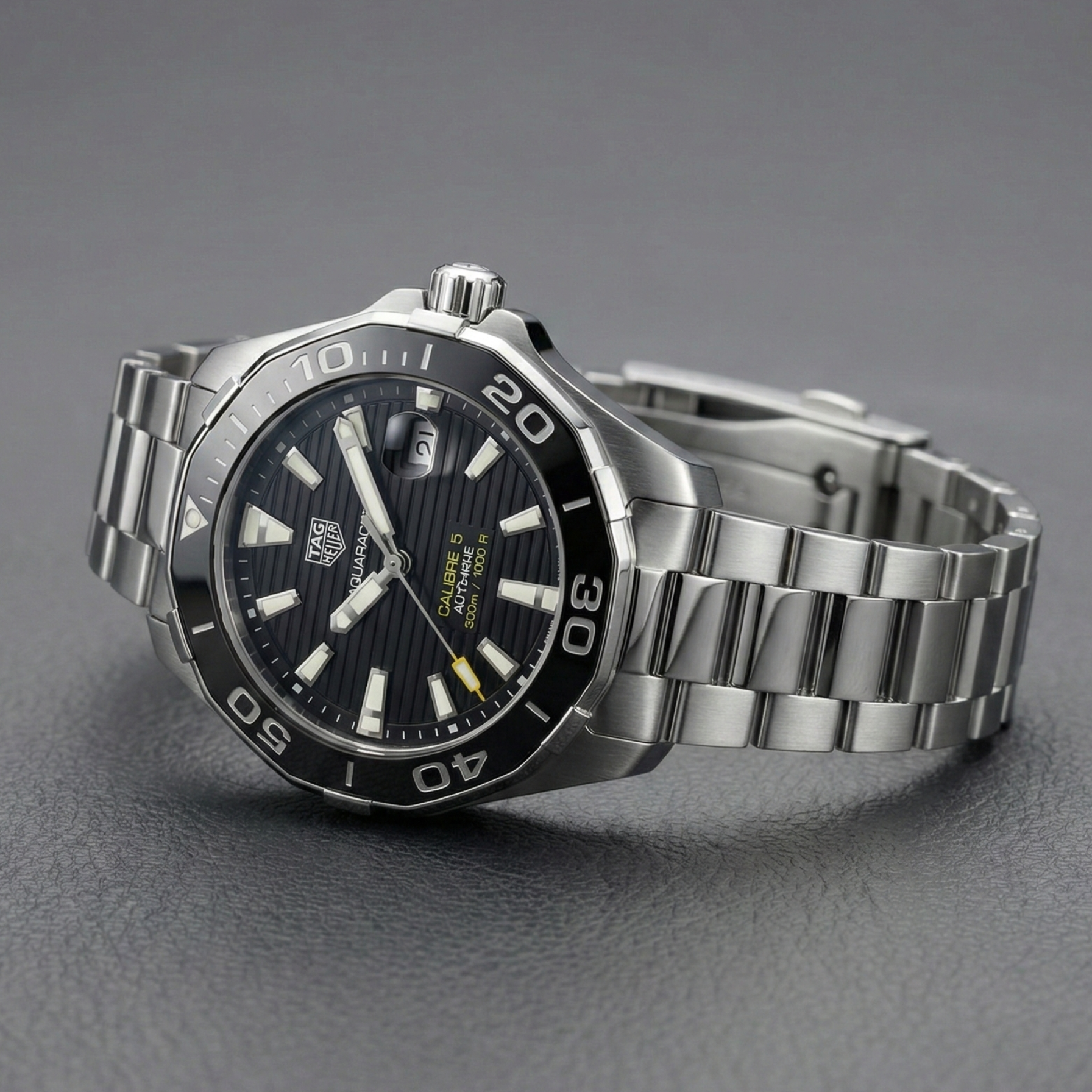 TAG Heuer Aquaracer Preto – Automático – Aço Inox – Vidro Safira – 43mm | Premium AAA+