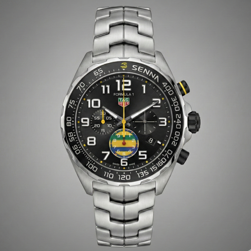 TAG Heuer Formula 1 Senna – Cronógrafo – Quartzo – Vidro Safira – Aço 904L – 43mm | Premium AAA+