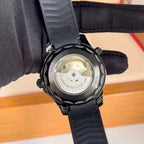 OMEGA - Relogio Masculino - Speedmaster All Black - 42mm - Automático - Fundo Transparente