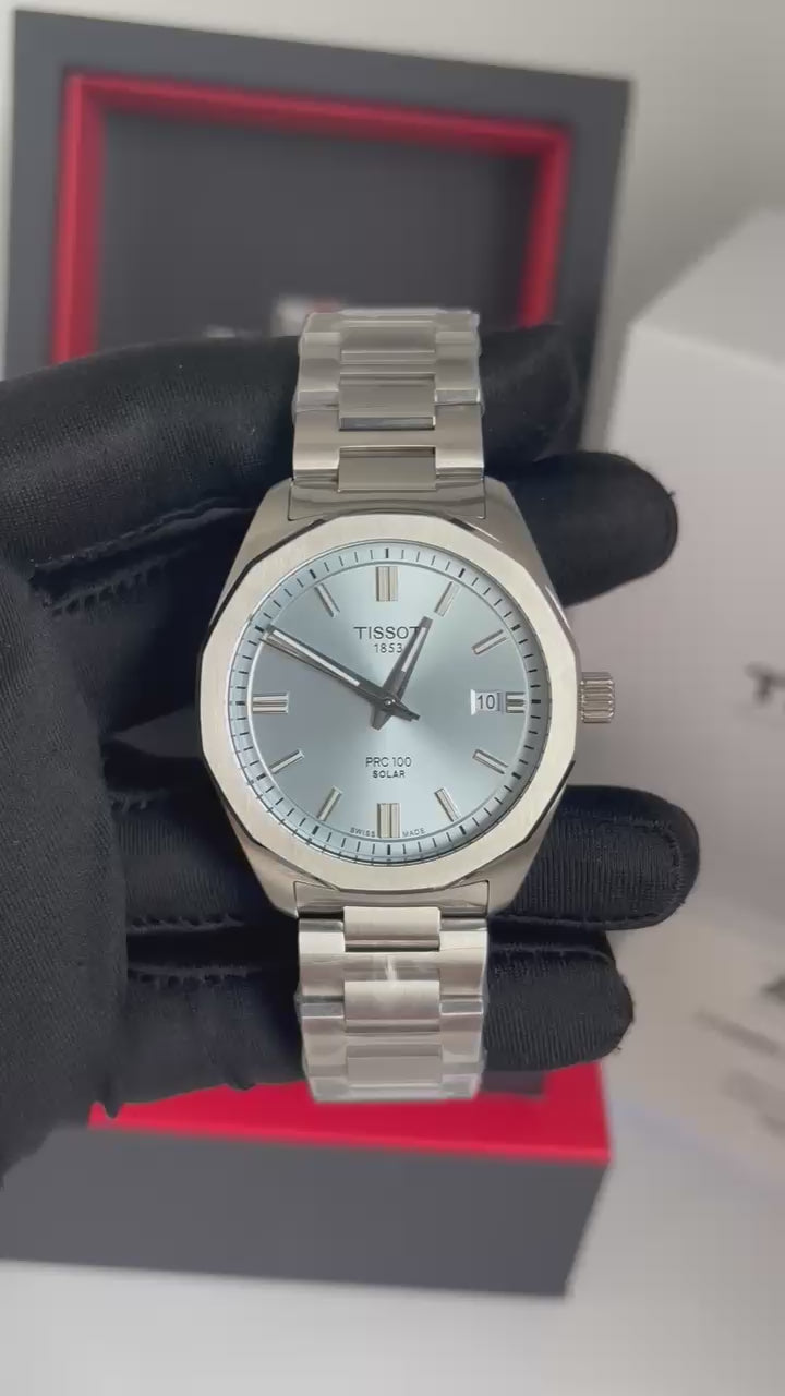 Tissot PRC 100 Solar - Automático - Safira - 39mm - Diversas cores