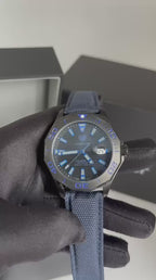 TAG HEUER AQUARACER AUTOMATIC AAA+ – EDIÇÃO PREMIUM BLACK & BLUE - AAA+
