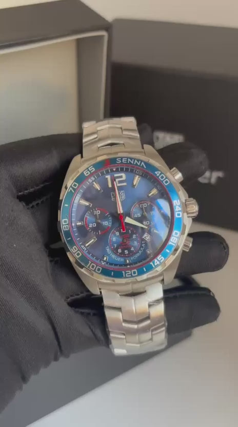 Relógio Tag Heuer Senna 43mm – Quartzo Premium AAA+ | Safira | Aço 904L