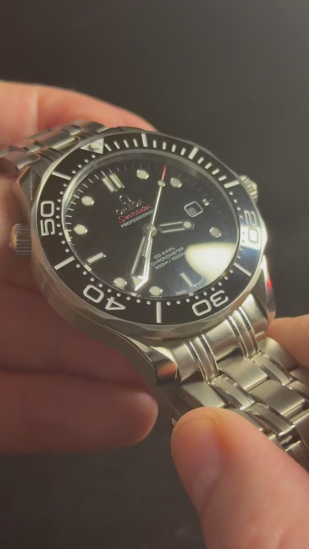 Relogio Omega Seamaster Automático Premium AAA+ – Vidro Safira | Top de Linha