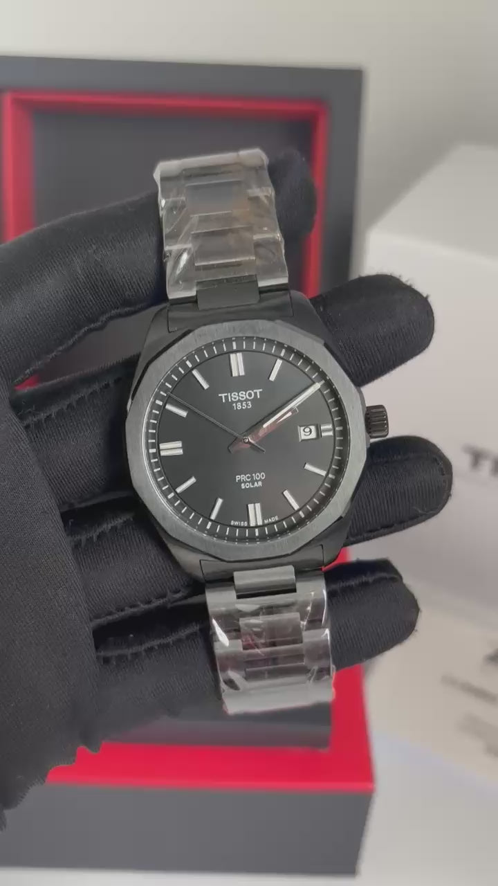 Tissot PRC 100 Solar - Automático - Safira - 39mm - Diversas cores