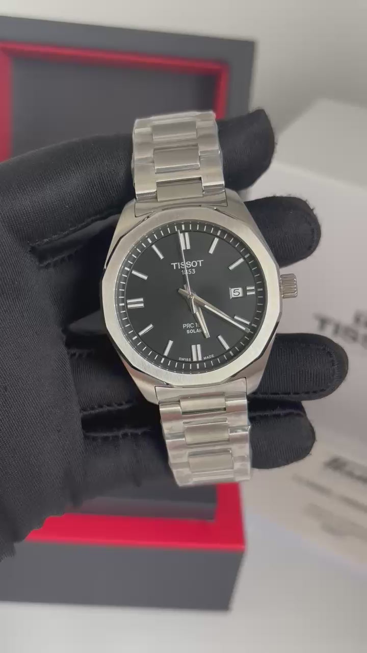 Tissot PRC 100 Solar - Automático - Safira - 39mm - Diversas cores