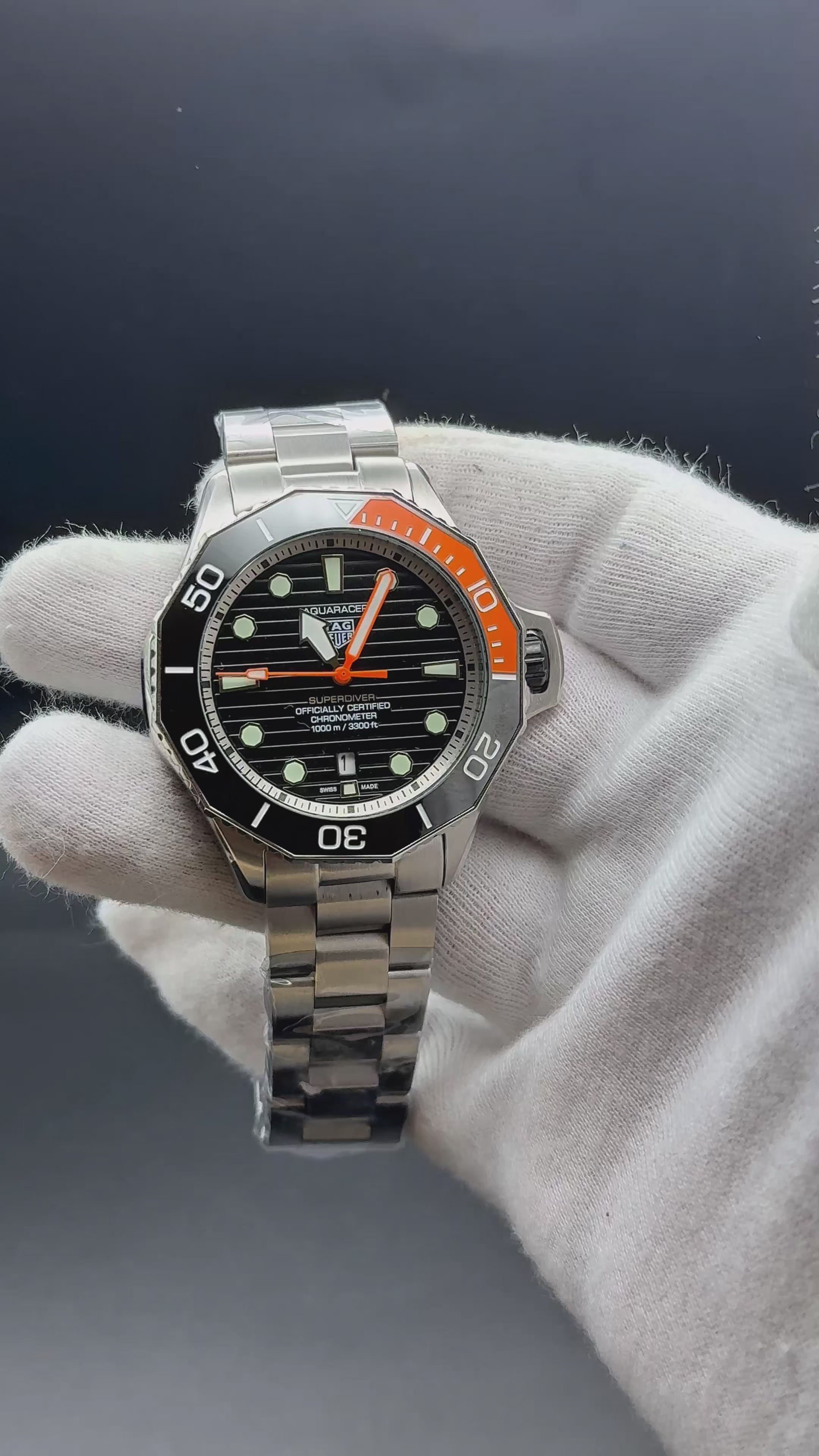 TAG Heuer Aquaracer 1000M Super Diver – 43mm - Vidro Safira - Premium A+++